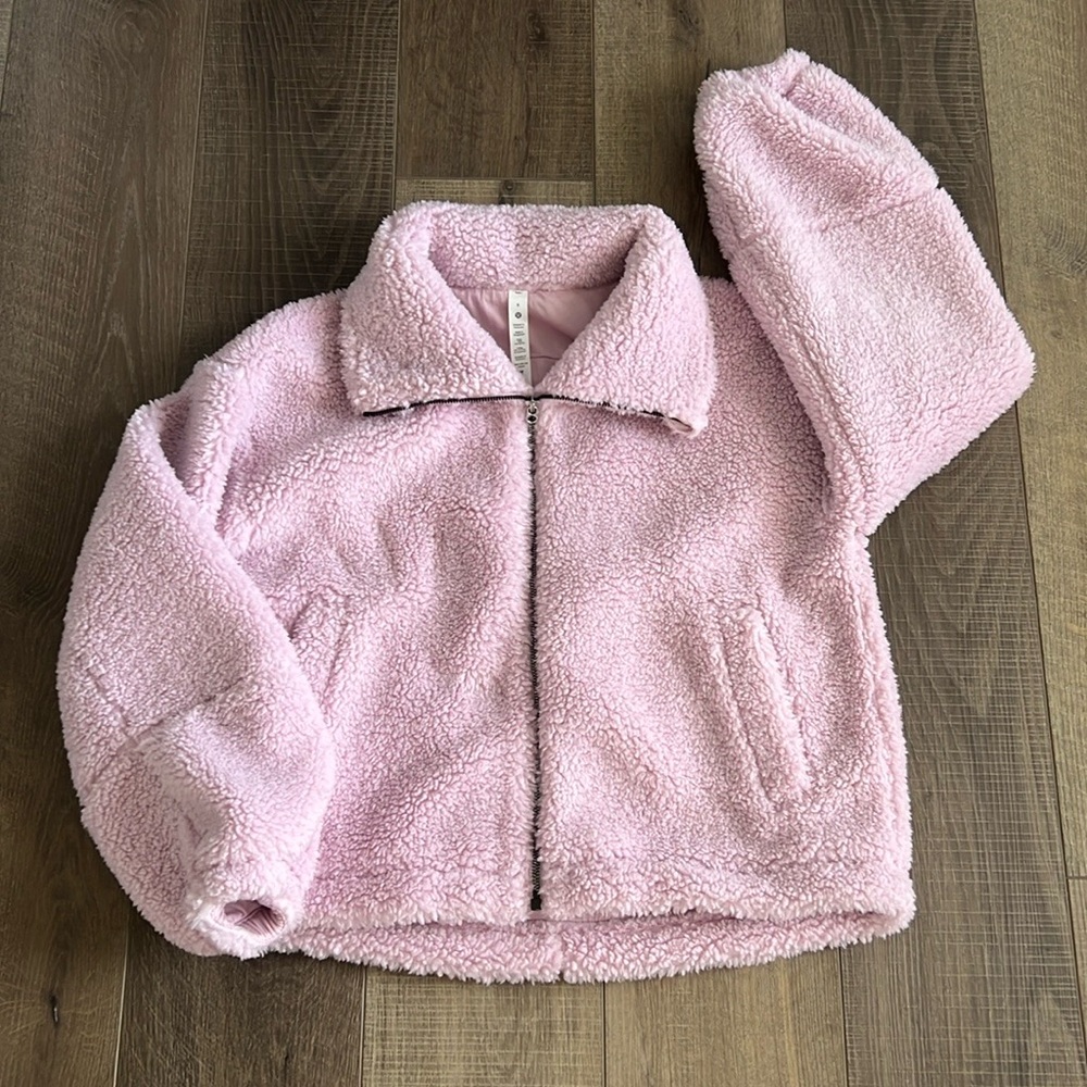 lululemon athletica Pink Teddy Jacket